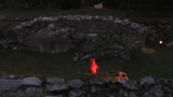 'As Below So Above', performance view, Archaeological site of Monte San Martino, 28 September 2008 (photo by Luciano Stoffella)