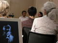 Lucia Farinati and Ivan Ward, The Freud Museum, London, 20 April 2011, (photo by Rita Correddu)